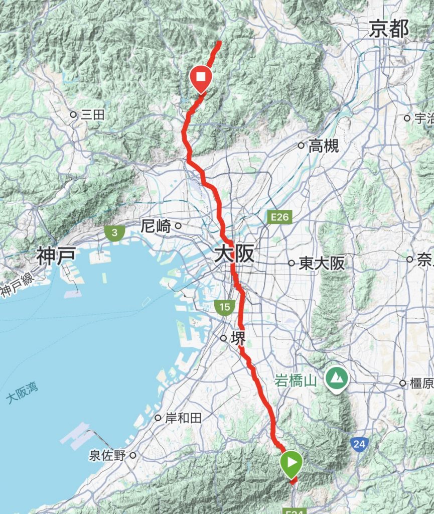 大阪縦断ラン98km| 北田雄夫 アドベンチャーランナー公式サイト